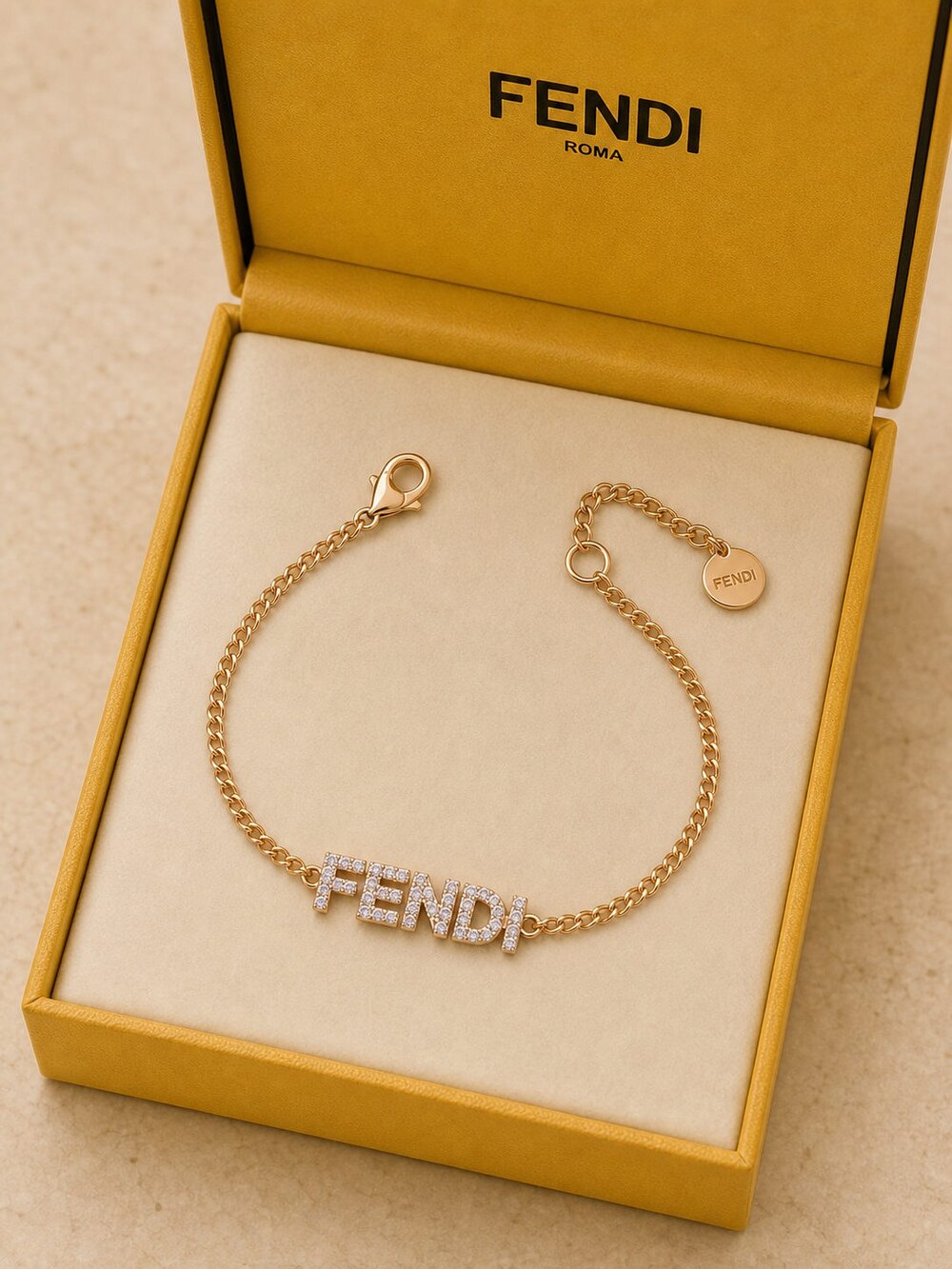Fendi Modern Designer Bracelet Style 7 | New with Box - Picture 6 of 9
